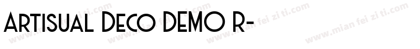 Artisual Deco DEMO R字体转换